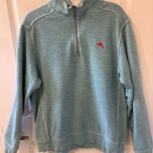 Tommy Bahama men’s quarter zip sweat sweatshirt large